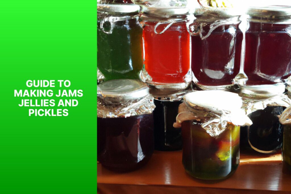 Guide to Making Jams, Jellies, and Pickles